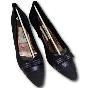 Womens Bally Blue Suede Shoes / Heels Size: 7 N